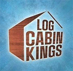 Log Cabin Kings logo for tv show on great american country channel