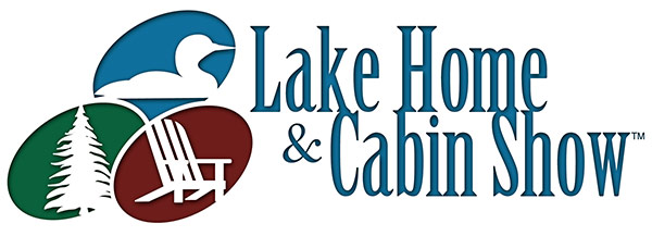 Lake home and cabin show logo